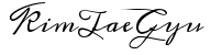 김태규 원장 서명